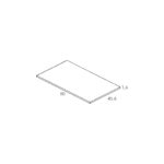 Royo Vida 800mm Gloss White Worktop