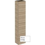 Royo Vida Gloss White Tall Wall Unit