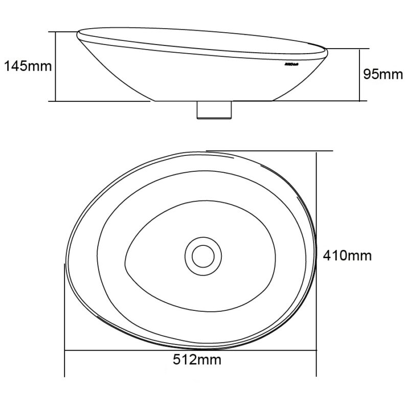 Royo Play Galaxy Countertop Basin