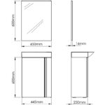 Royo Elegance Wall Hung Cloakroom Unit Pack Sandy Grey