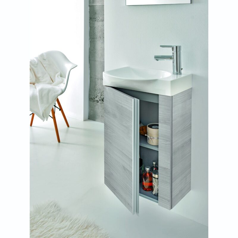 Royo Elegance Wall Hung Cloakroom Unit Pack Sandy Grey