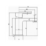 Sagittarius Ancona Monobloc Basin Mixer Tap Chrome