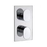 Sagittarius Ancona Concealed 2 Way Thermostatic Shower Valve Chrome