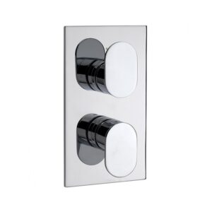Sagittarius Ancona Concealed 2 Way Thermostatic Shower Valve Chrome