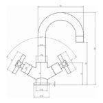 Sagittarius Avant Monobloc Basin Mixer Tap