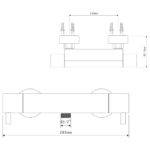 Sagittarius Avant Exposed Shower Valve