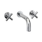 Sagittarius Avant Wall Mounted 3 Hole Basin Mixer