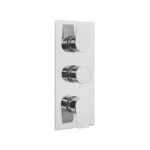 Sagittarius Bari Concealed 3 Way Thermostatic Shower Valve Chrome