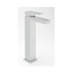 Sagittarius Blade Tall Basin Mixer with Sprung Waste Chrome