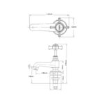 Sagittarius Churchman Bath Taps