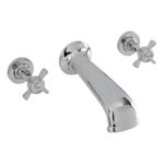 Sagittarius Churchman 3 Hole Wall Mounted Bath Mixer