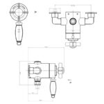 Sagittarius Churchman Exposed Shower Valve