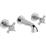 Sagittarius Churchman Wall Mounted 3 Hole Basin Mixer
