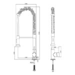 Sagittarius Trieste Professional Sink Mixer