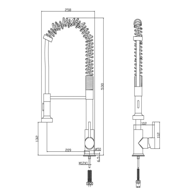 Sagittarius Trieste Professional Sink Mixer