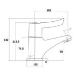 Sagittarius Contract Lever Sequential Control Basin Mixer