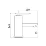 Sagittarius Eclipse Monobloc Basin Mixer