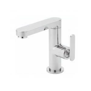 Sagittarius Eclipse Side Lever Basin Mixer Tap with Sprung Waste Chrome