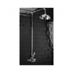 Sagittarius Edwardian Thermostatic Exposed Shower with Riser Kit Chrome