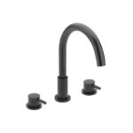 Sagittarius Ergo Lever 3 Hole Bath Filler Black