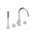 Sagittarius Ergo Lever 4 Hole Bath Shower Chrome