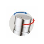 Sagittarius Non Concussive Basin Mixer Tap Chrome