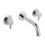 Sagittarius Ergo Lever Flat Spout Kitchen Sink Mixer Chrome