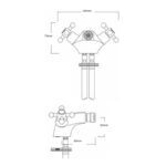 Sagittarius Fantasy Monobloc Bidet Mixer