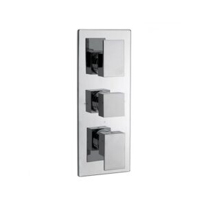 Sagittarius Flow Concealed 3 Way Thermostatic Shower Valve Chrome