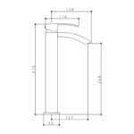 Sagittarius Immortals Gaia Extended Basin Mixer