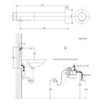Sagittarius Infra Red Wall Mounted Deluxe Basin Mixer