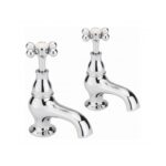 Sagittarius Kensington Bath Taps Chrome