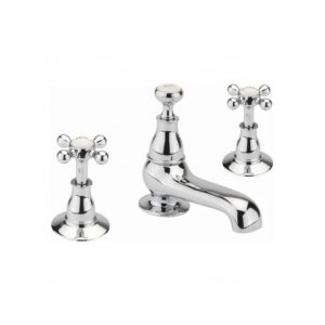 Sagittarius Kensington 3 Hole Basin Mixer Tap Chrome