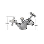 Sagittarius Kensington Bidet Mixer Chrome