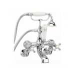 Sagittarius Kensington Deluxe Wall Bath Shower Mixer Chrome