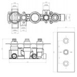 Sagittarius Metro Concealed Shower Valve 3 Way Diverter