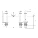 Sagittarius Plaza Bath Filler Tap