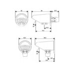 Sagittarius Large Anti Vandal Shower Head
