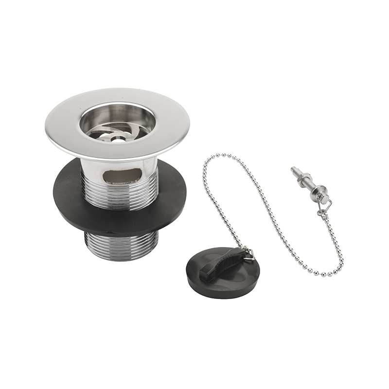 Sagittarius 1 1/2 Belfast Sink Waste Poly Plug Slotted Sagittarius 1 1/2 Belfast Sink Waste Poly Plug Slotted