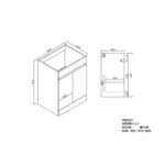 Scudo Empire 1100mm Right Handed Furniture Pack Matt Anthracite
