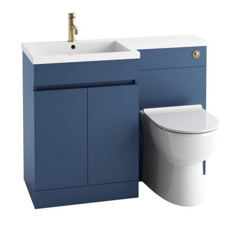 Scudo Empire 1100mm Left Handed Furniture Pack Matt Twilight Blue Scudo Empire 1100mm Left Handed Furniture Pack Matt Twilight Blue
