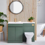 Scudo Empire 1100mm Left Handed Furniture Pack Matt Sage Green