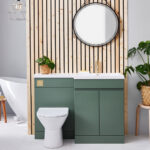Scudo Empire 1100mm Right Handed Furniture Pack Matt Sage Green