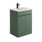 Scudo Empire 600mm Vanity Unit & Basin Matt Sage Green