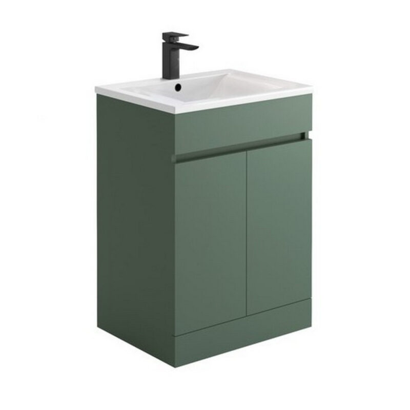 Scudo Empire 600mm Vanity Unit & Basin Matt Sage Green Scudo Empire 600mm Vanity Unit & Basin Matt Sage Green