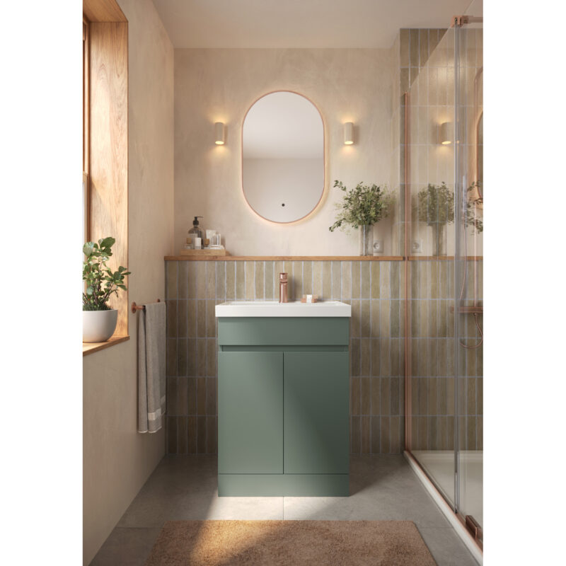 Scudo Empire 600 Vanity Unit Green