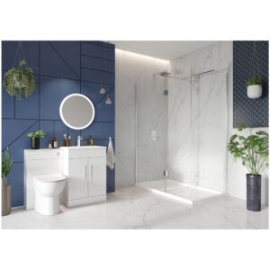 Scudo S8 700mm Wetroom Screen with Return Panel