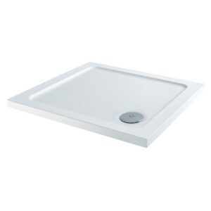 Scudo Shires 900mm Square Shower Tray White