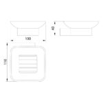 Scudo Alpha Soap Dish Holder