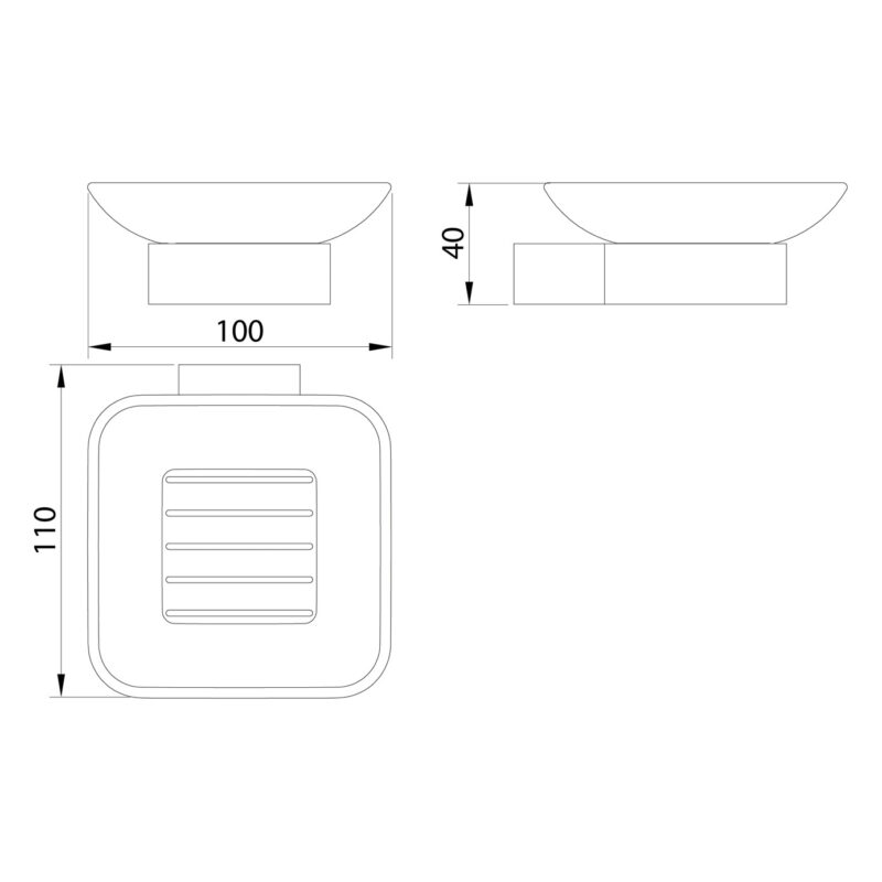 Scudo Alpha Soap Dish Holder